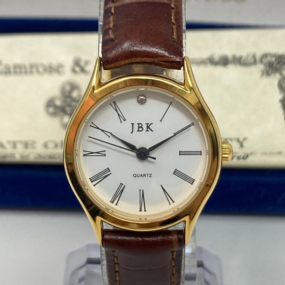 Camrose & Kross Accessories - JBK Jacqueline Kennedy Camrose & Kross Watch Women Gold Tone BOX New Battery
